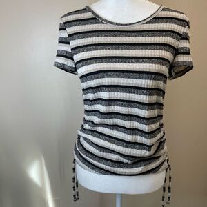 BCX| Large| Open back| Stretch| Soft| Striped